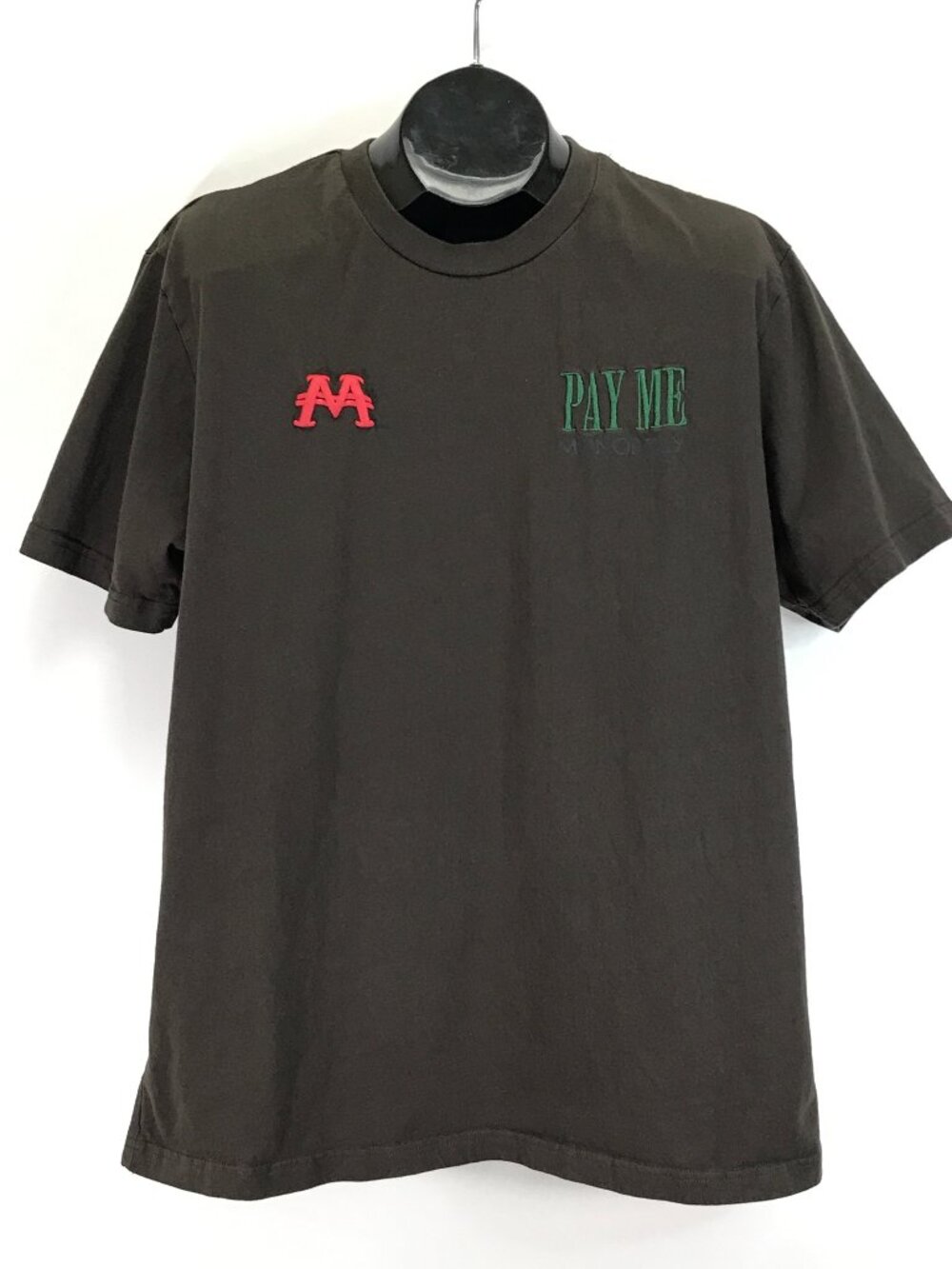 Monopoly x Shoe Palace PAY ME Crew Neck T-Shirt Men's XL Black Hasbro Pennybags